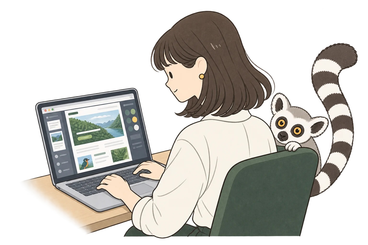 ホームページ制作・デザインのイラスト